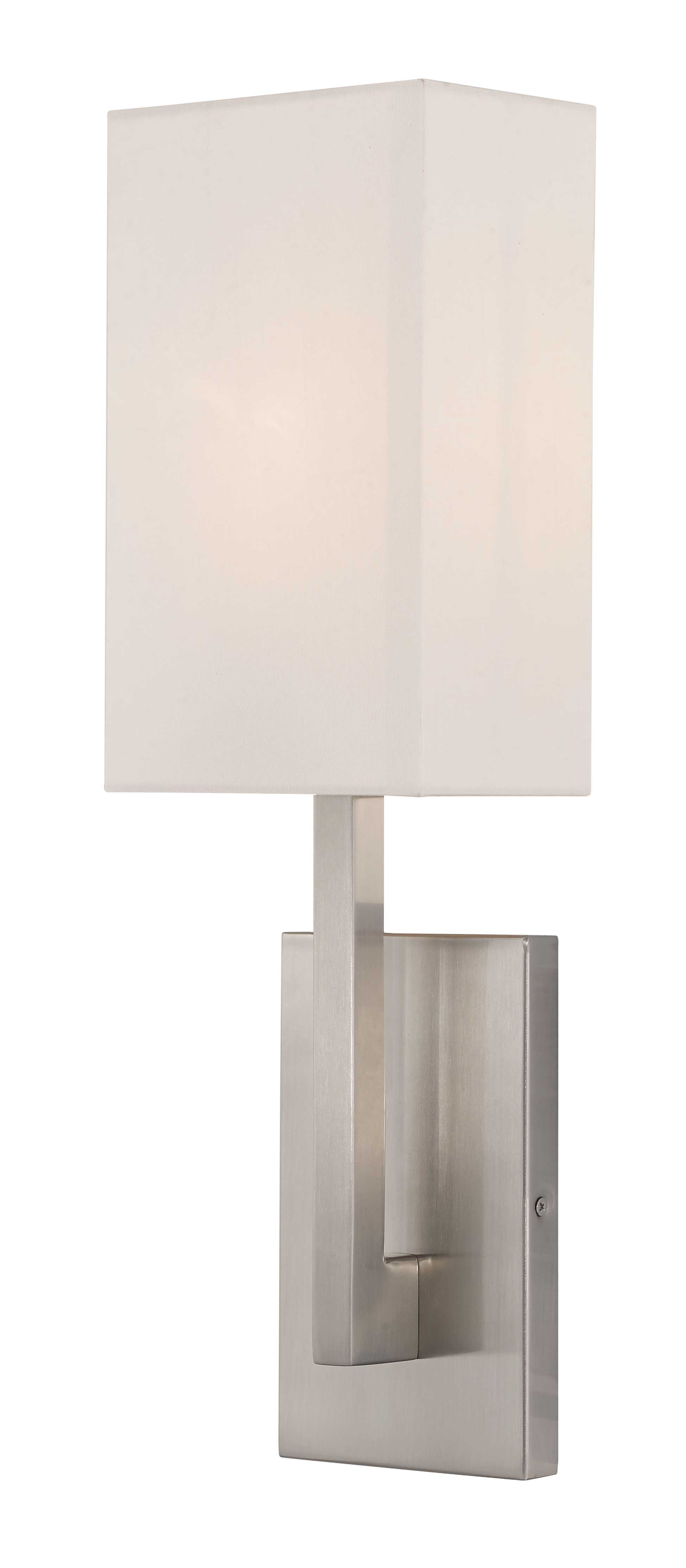 Livex Lighting 42424-07 Transitional One Light Wall Sconce from Hayworth Collection in Bronze/Dark Finish Medium